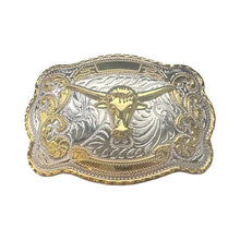 Load image into Gallery viewer, Big Silver Longhorn and Brass

